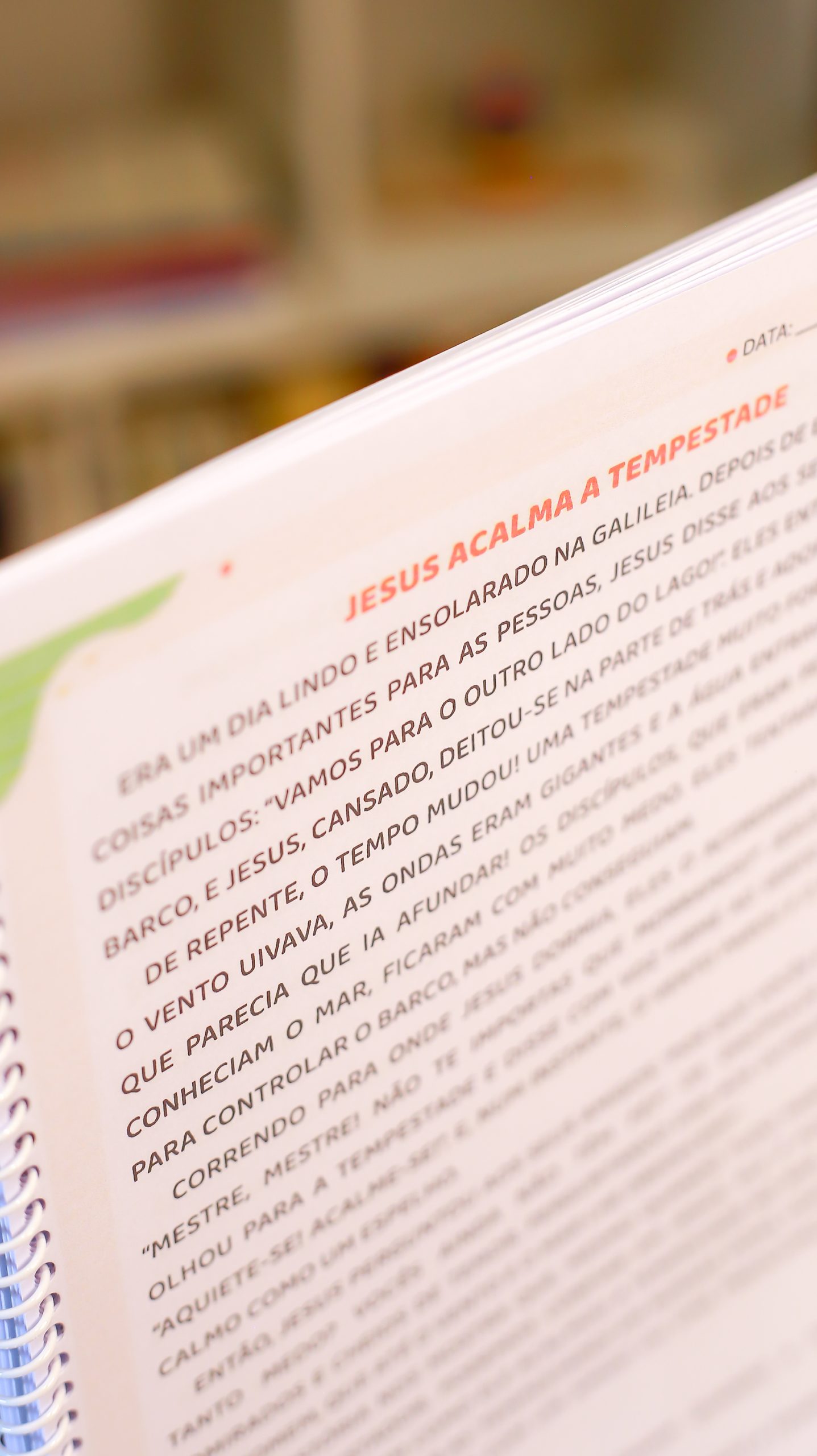 Página do material